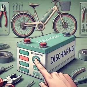 Discharge battery for resetting BMS